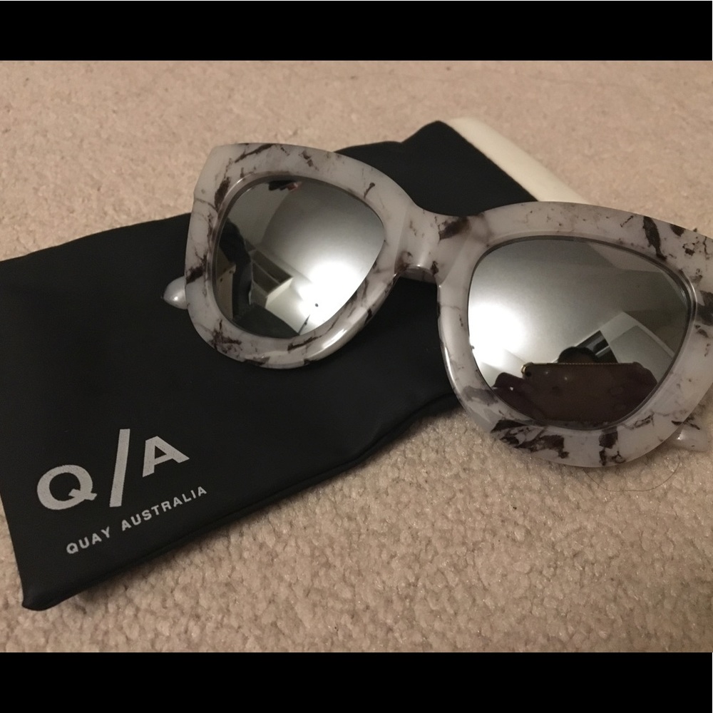 Quay Australia marbled sunglasses